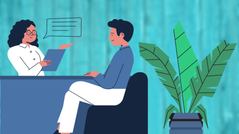 Arbeitsmedizinische Vorsorge Ein geduldiger Arzt und sein Patient